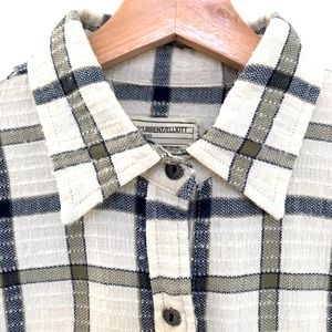 Current Elliott plaid button down